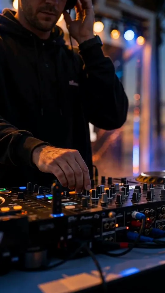 DJ podczas AI Beach Festival